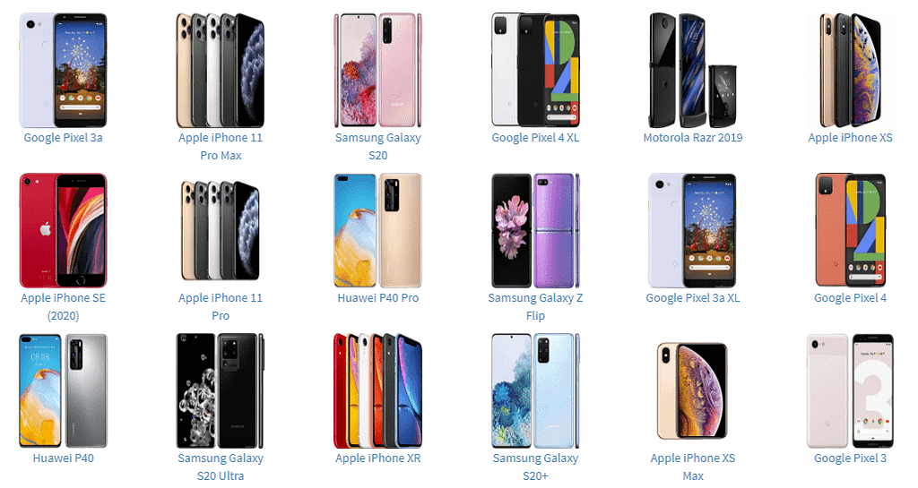 eSIM smartphones supported by DENT Wireless