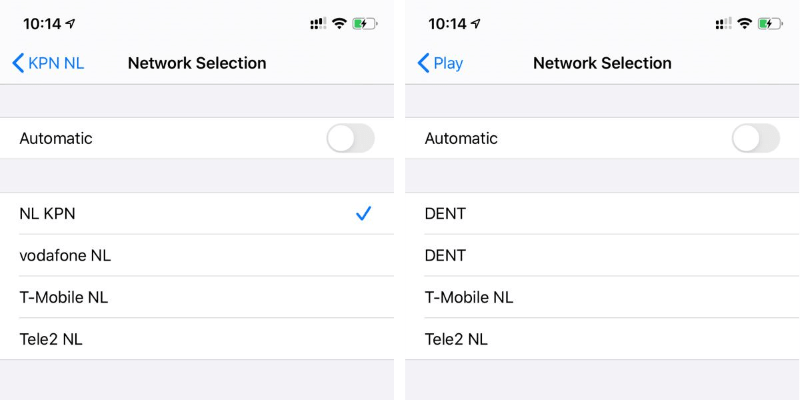 DENT Coverage the Netherlands